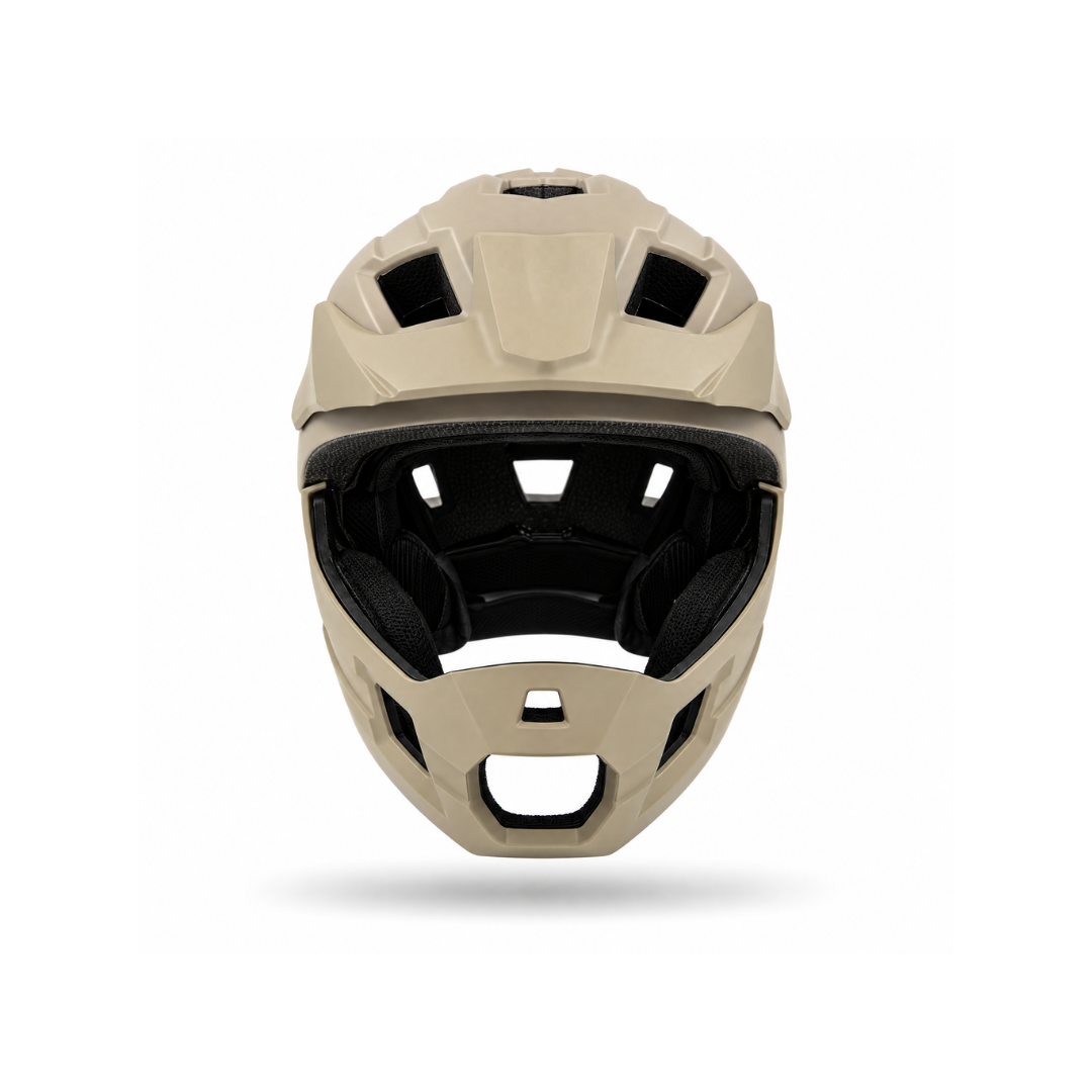 Casco Niño Kugan Junior Trail Full Face Convertible - Sand Matt