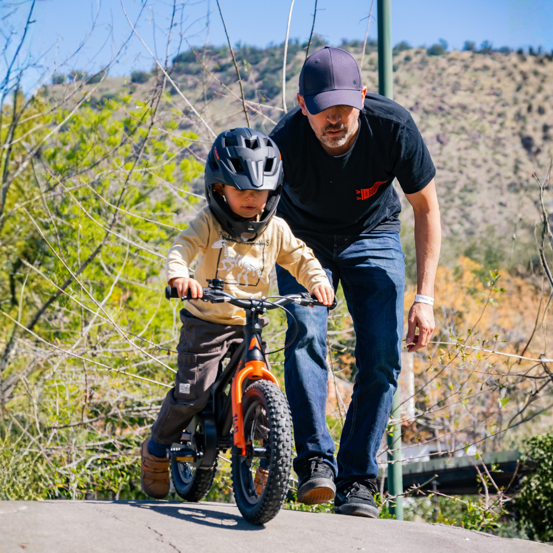 Bicicleta Niño 2 en 1 Dual Ride 14 - Black/Orange