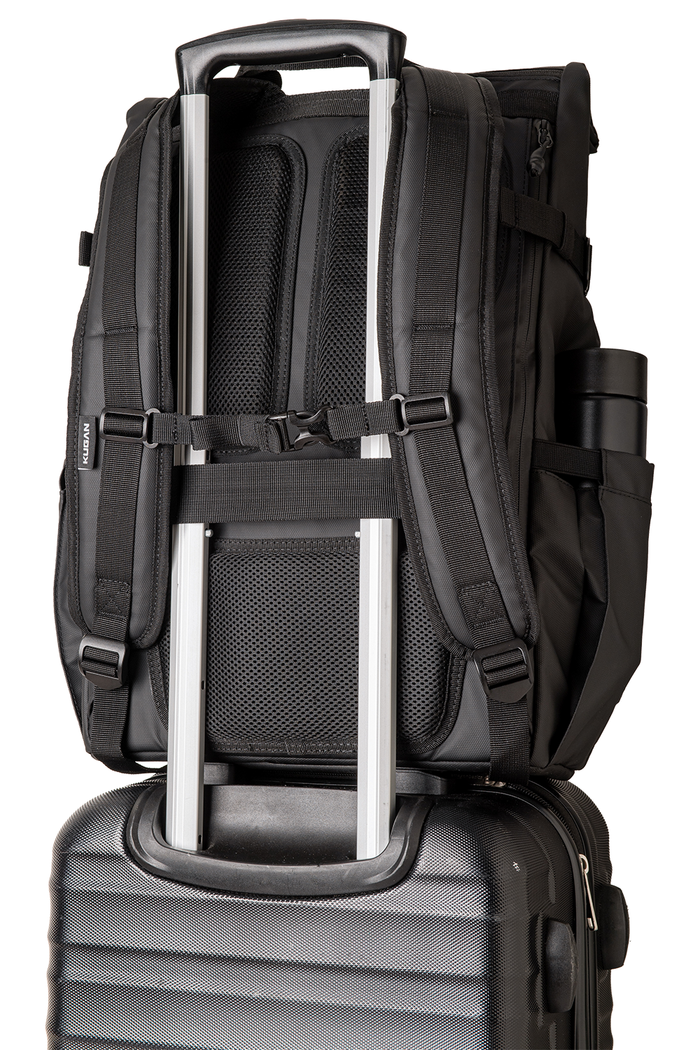 Mochila Roll On Top Carbon Black