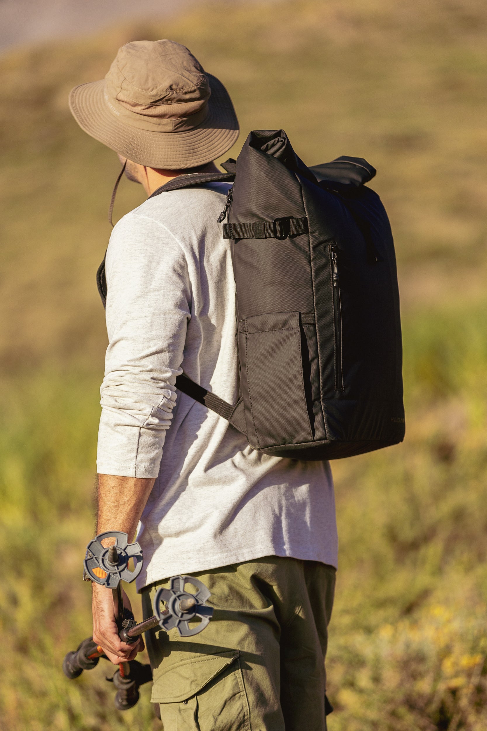 Mochila Roll On Top Carbon Black