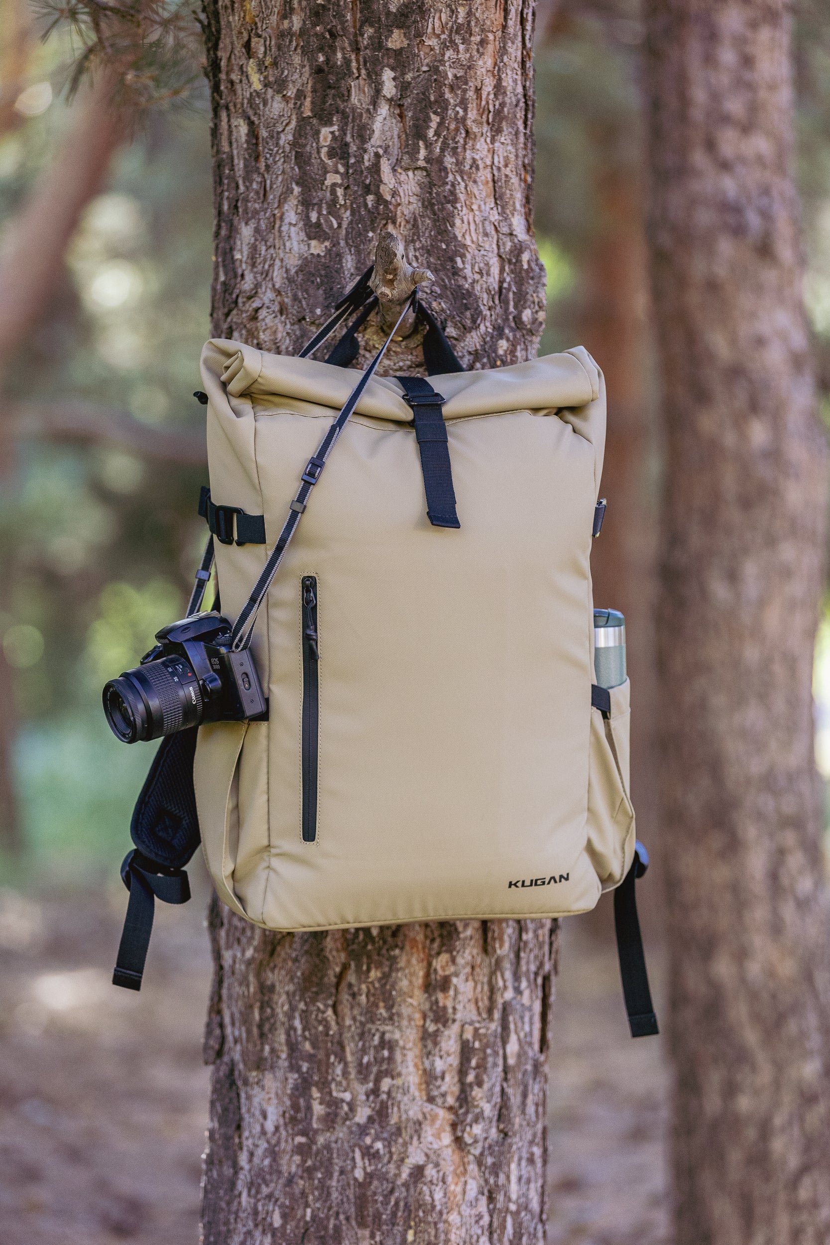 Mochila Roll On Top Desert Sand