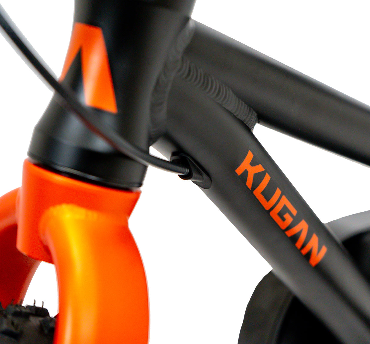 Bicicleta Niño Kugan Dual Ride 12 Black/Orange