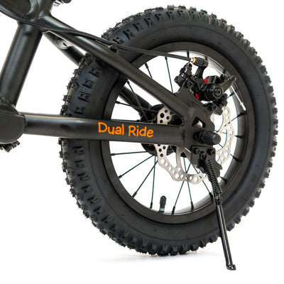 Bicicleta Niño 2 en 1 Dual Ride 14 - Black/Orange