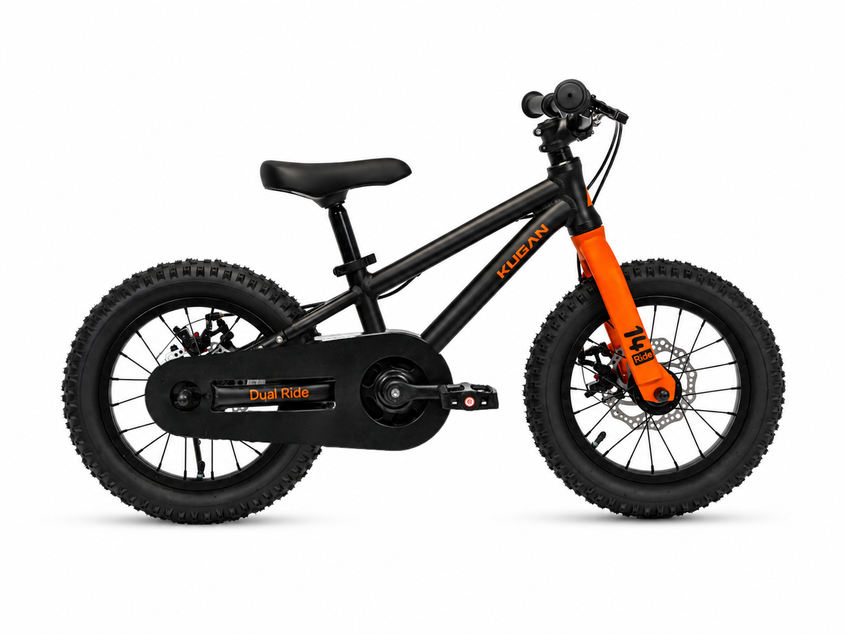 Bicicleta Niño 2 en 1 Dual Ride 14 - Black/Orange
