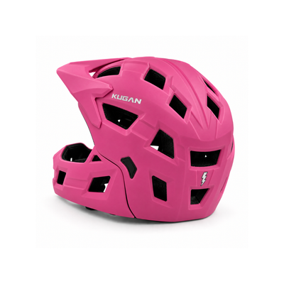 Casco Niño Kugan Junior Trail Full Face Convertible - Pink Matt