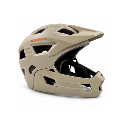 Casco Niño Kugan Junior Trail Full Face Convertible - Sand Matt