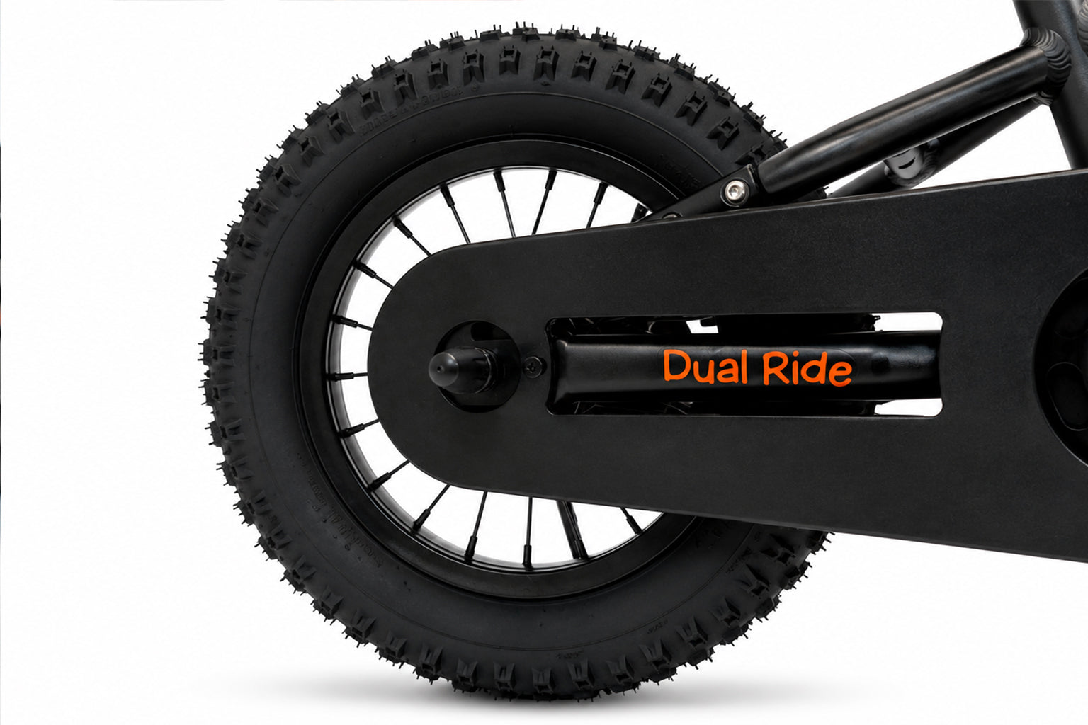 Bicicleta Niño Kugan Dual Ride 12 Black/Orange