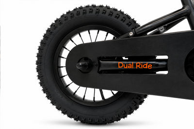 Bicicleta Niño 2 en 1 Dual Ride 12 - Black/Orange