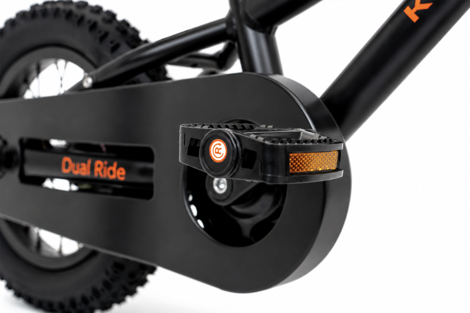 Bicicleta Niño Kugan Dual Ride 12 Black/Orange