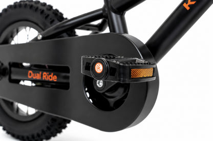 Bicicleta Niño Kugan Dual Ride 12 Black/Orange