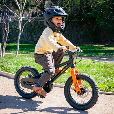 Bicicleta Niño 2 en 1 Dual Ride 14 - Black/Orange