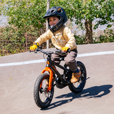 Bicicleta Niño 2 en 1 Dual Ride 14 - Black/Orange
