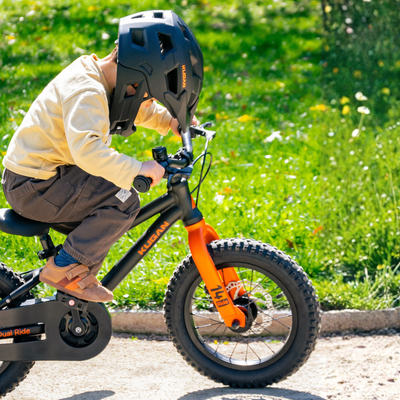 Bicicleta Niño 2 en 1 Dual Ride 14 - Black/Orange
