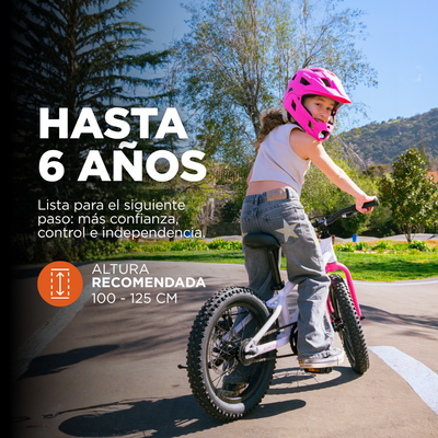 Bicicleta Niño Rocket Ride 16 - White/Pink