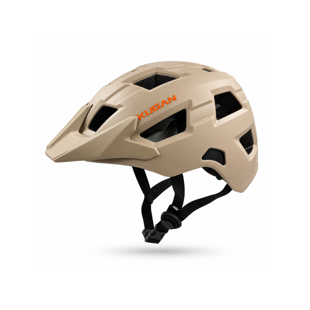 Casco Niño Kugan Junior Trail Full Face Convertible - Sand Matt