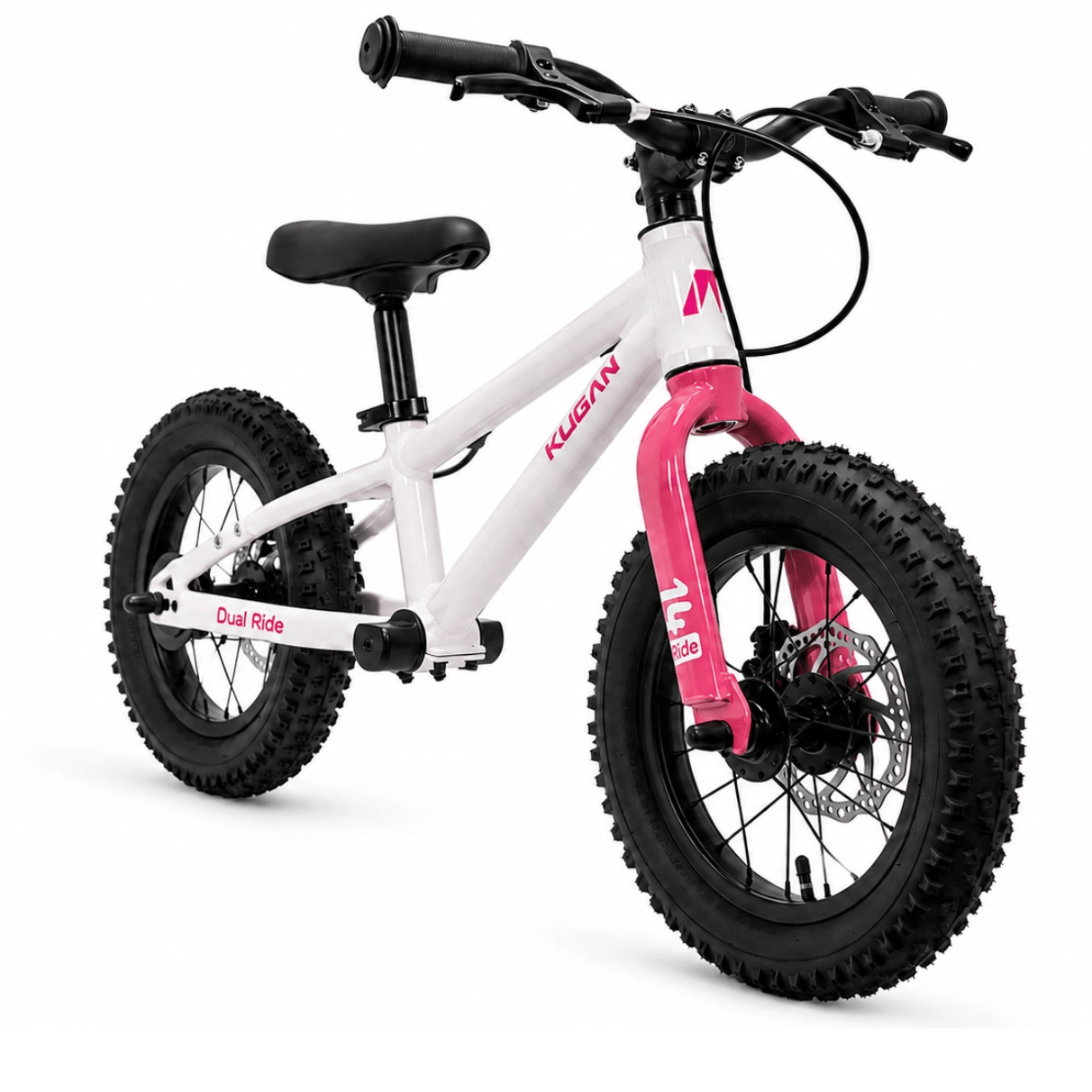 Bicicleta Niño 2 en 1 Dual Ride 14 - White/Pink