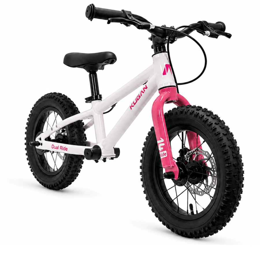 Bicicleta Niño 2 en 1 Dual Ride 14 - White/Pink